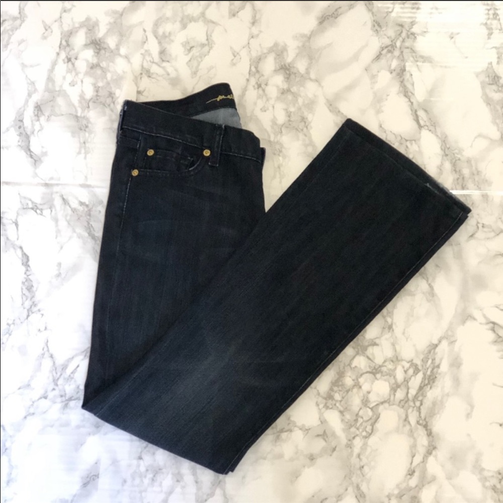 Seven for all Mankind Black Bootcut Jeans Size 27
